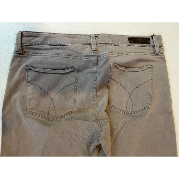 Calvin Klein Womens Jeans Skinny Leg Mid Rise Five Design Pockets Gray Size 12 - Picture 11 of 11